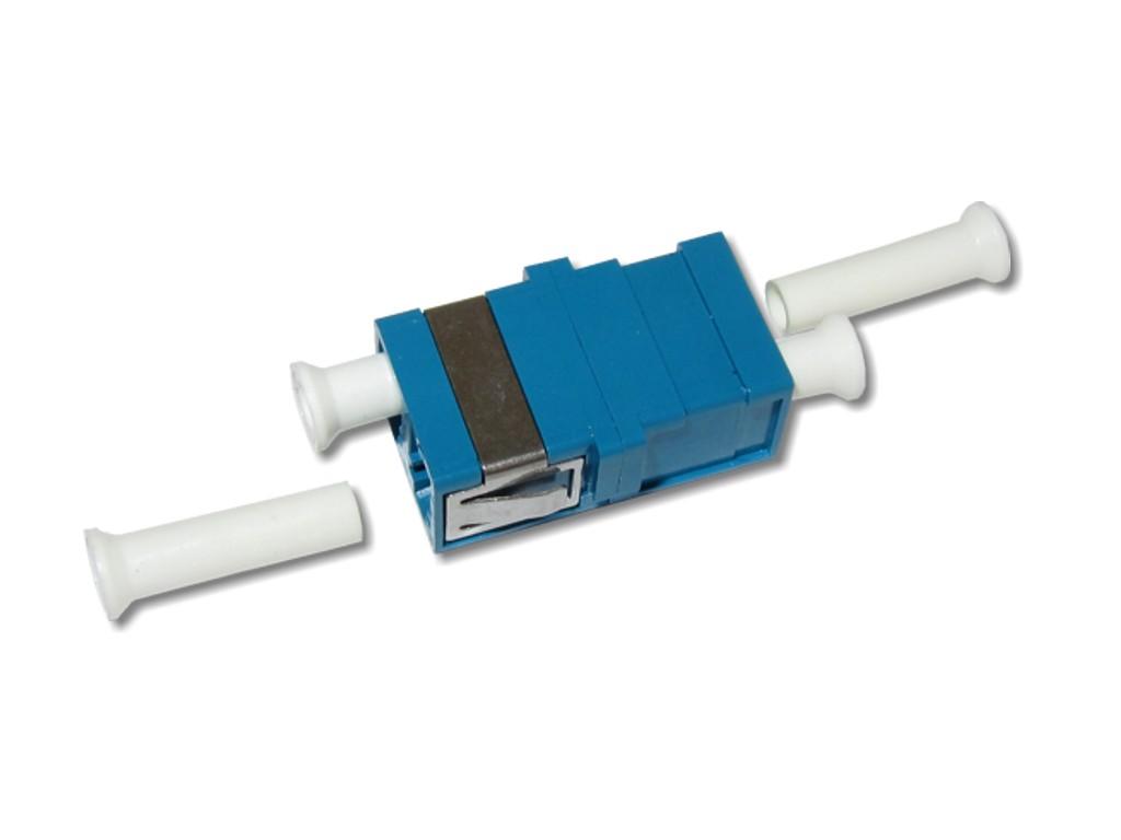 FAD-LCD-S-NF-LC-duplex-LWL-Kupplung-singlemode-ohne-Flansch LC duplex LWL Kupplung singlemode ohne Flansch blau