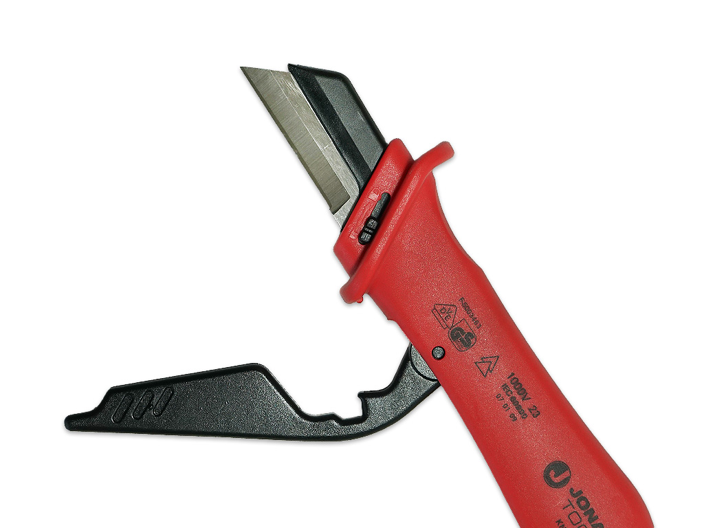 Kabelmesser isoliert Jonard KN-300INS mit Klingenschutz