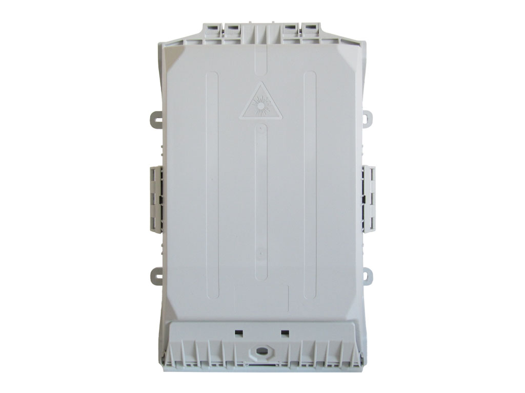 LWL FTTH Glasfaser Wandverteiler IP65 48 SC simplex LC duplex Kupplungen 96 Spleiße