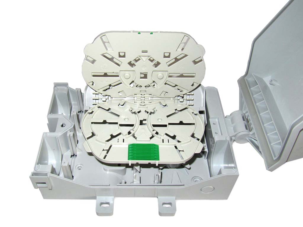 LWL glasfaser FTTH wandverteiler IP65 bis 24 Fasern