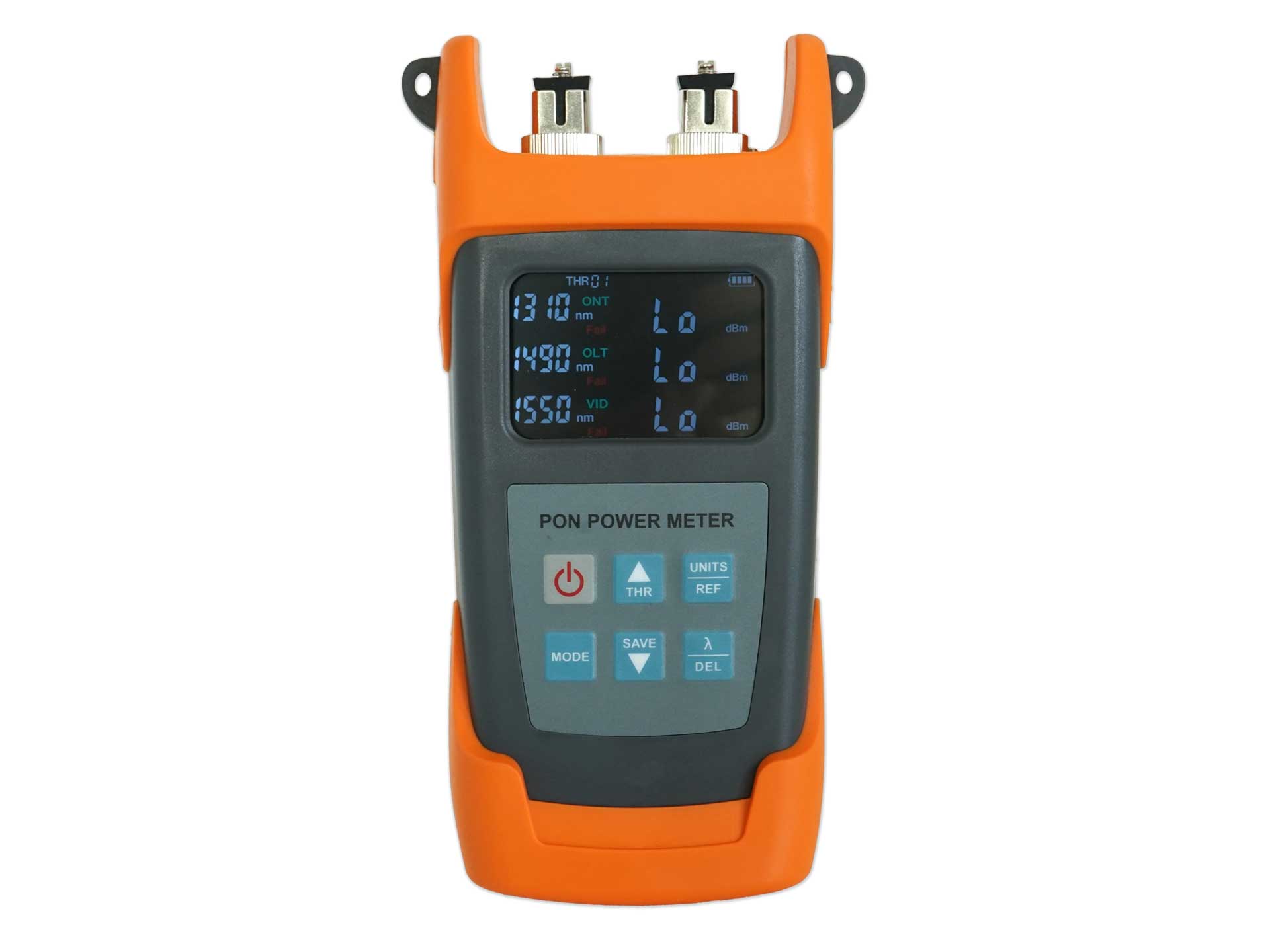optisches LWL PON Powermeter Pegelmessgerät mit Speicher