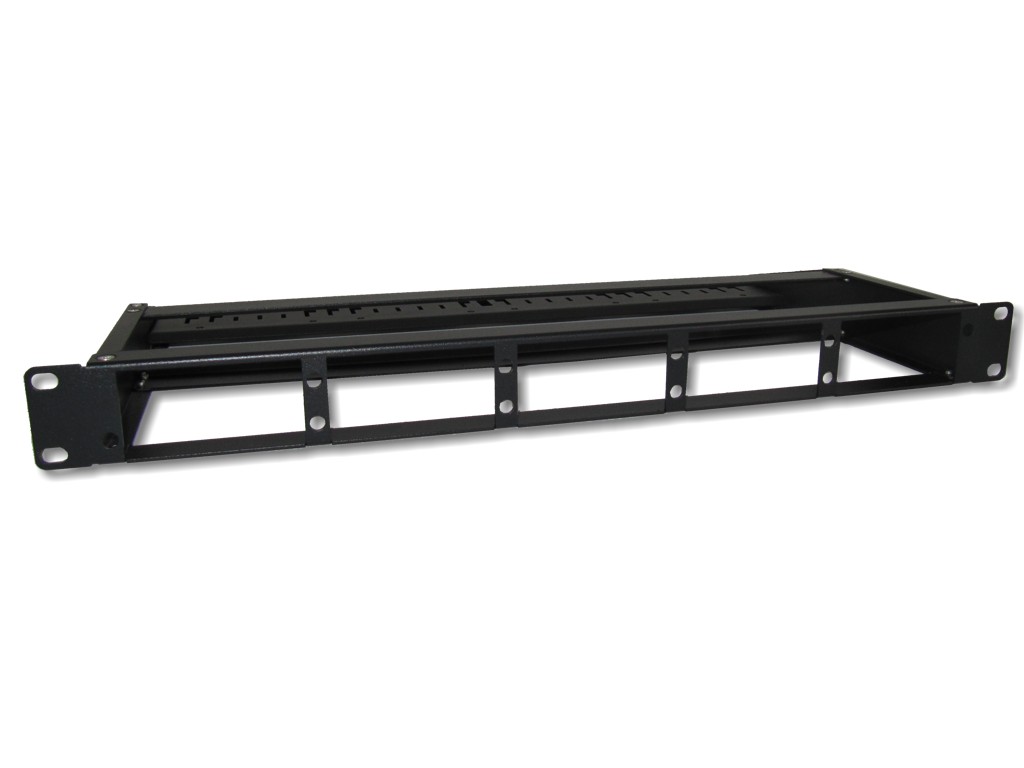 19" MPO Patchpanel für 5 MPO Module unbestückt