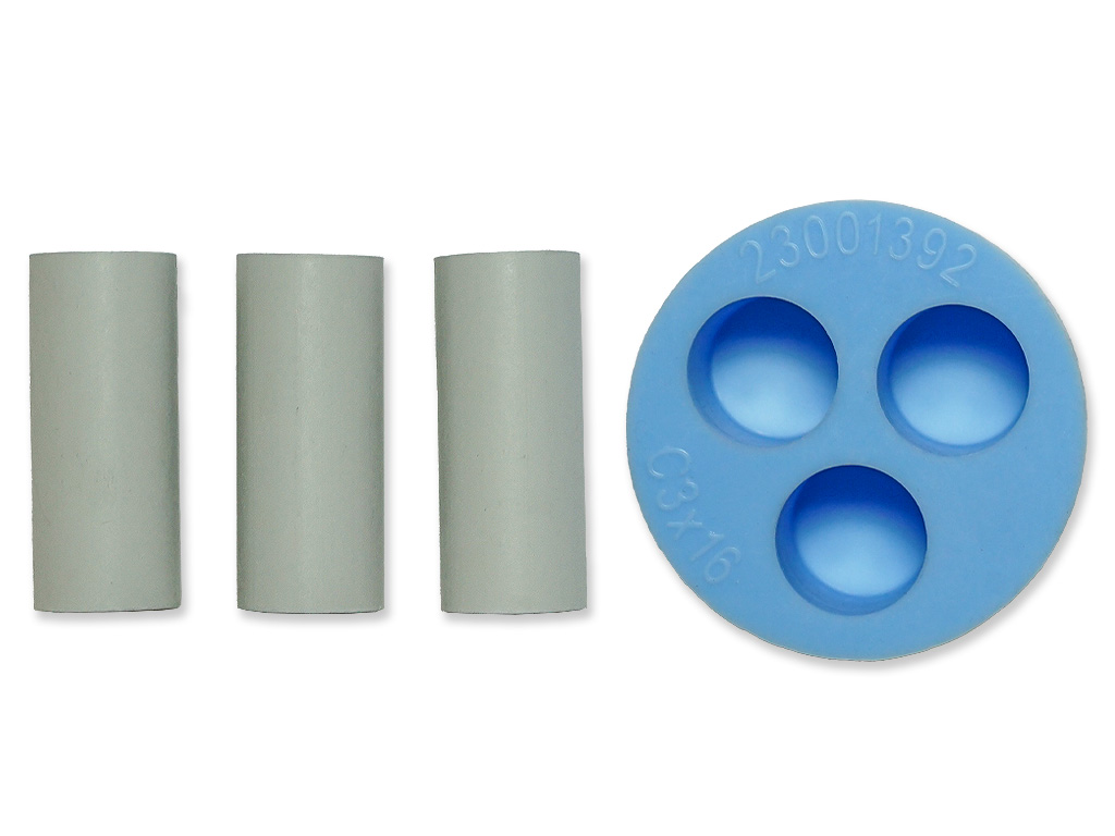Kabelabdichtung 16mm (3x) für LWL Muffe FJC-PLP-IL-SC48C