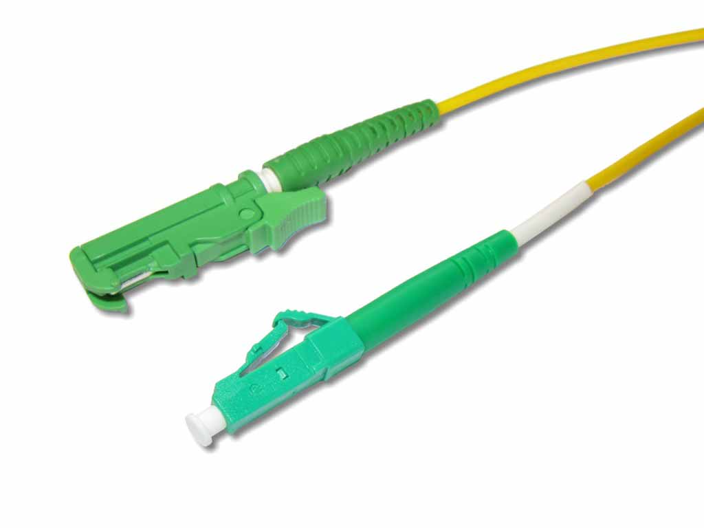 LSH/APC 8° - LC/APC simplex Patchkabel 9/125µm OS2