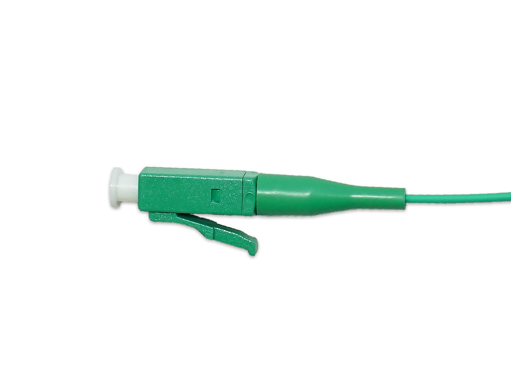 LC/APC Pigtail 9/125µm G657A1, 2m, grün