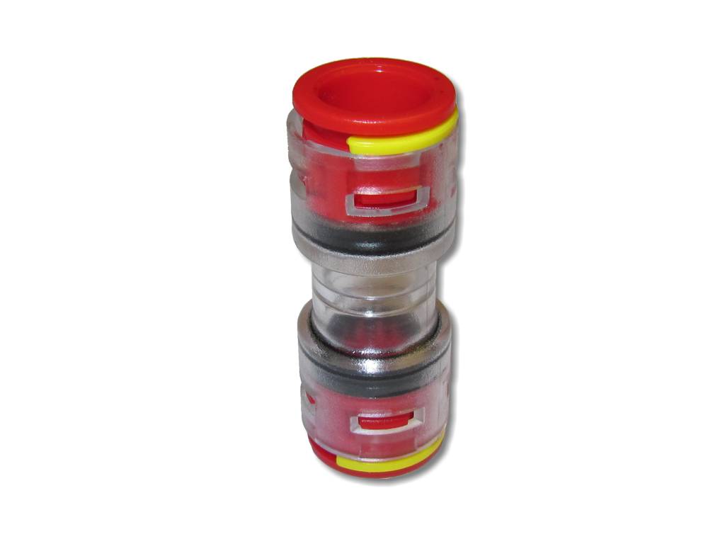 12mm Mikrorohrverbinder microduct connector innen 10mm mit Clips