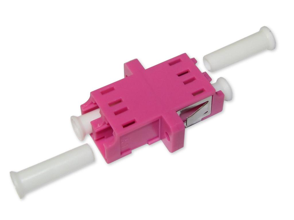 fad-lcd-hv LC duplex LWL Kupplung multimode OM4, erikaviolett