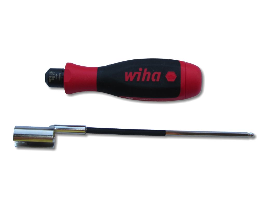 Coax F connector Torque Wrench 30 in-lb / 3,39 Nm, 8", CTW-71638 Jonard