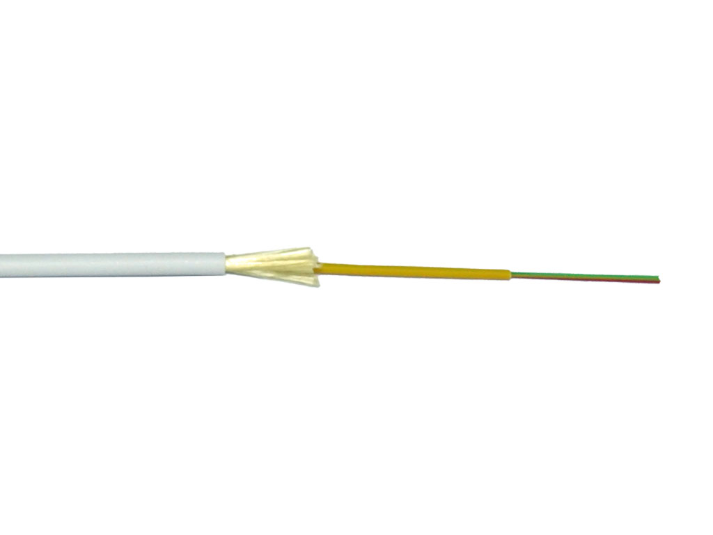 LWL Innen FTTH Dropkabel 4 Fasern G.657A2 B2ca 2.2mm