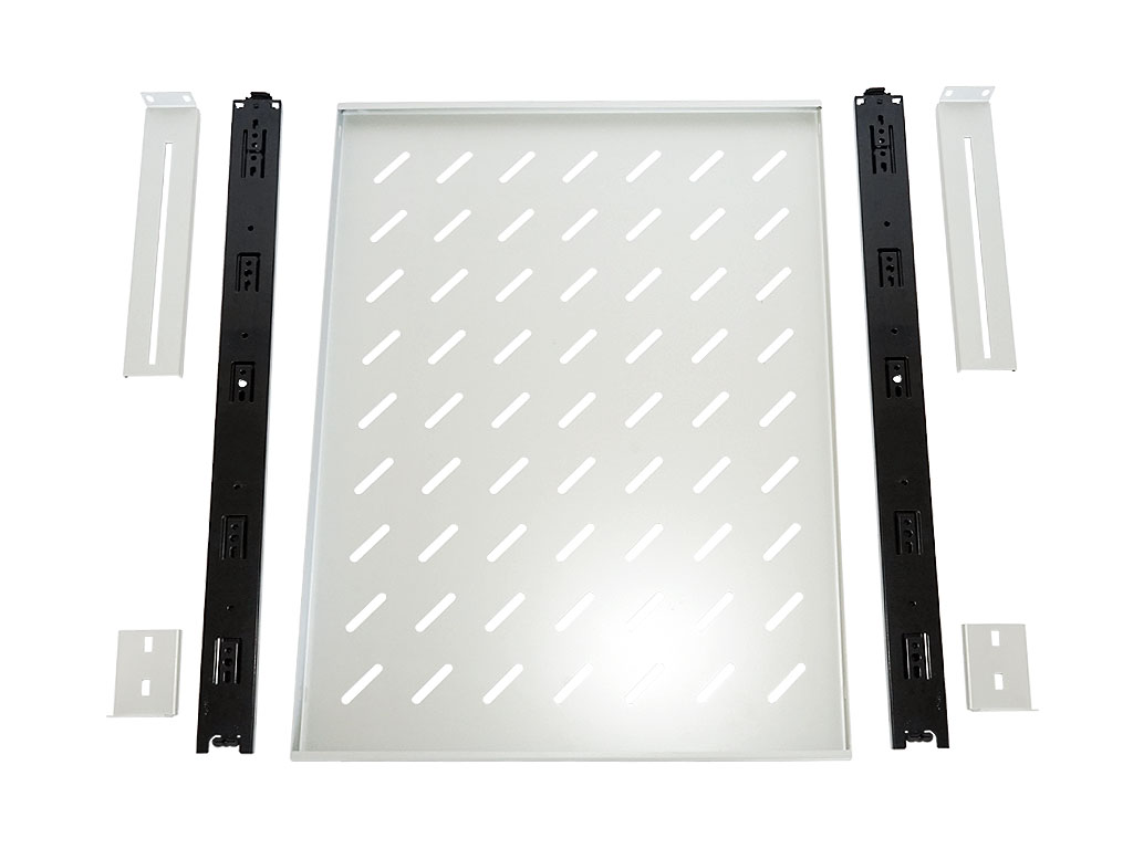 19" Fachboden 550-650mm ausziehbar