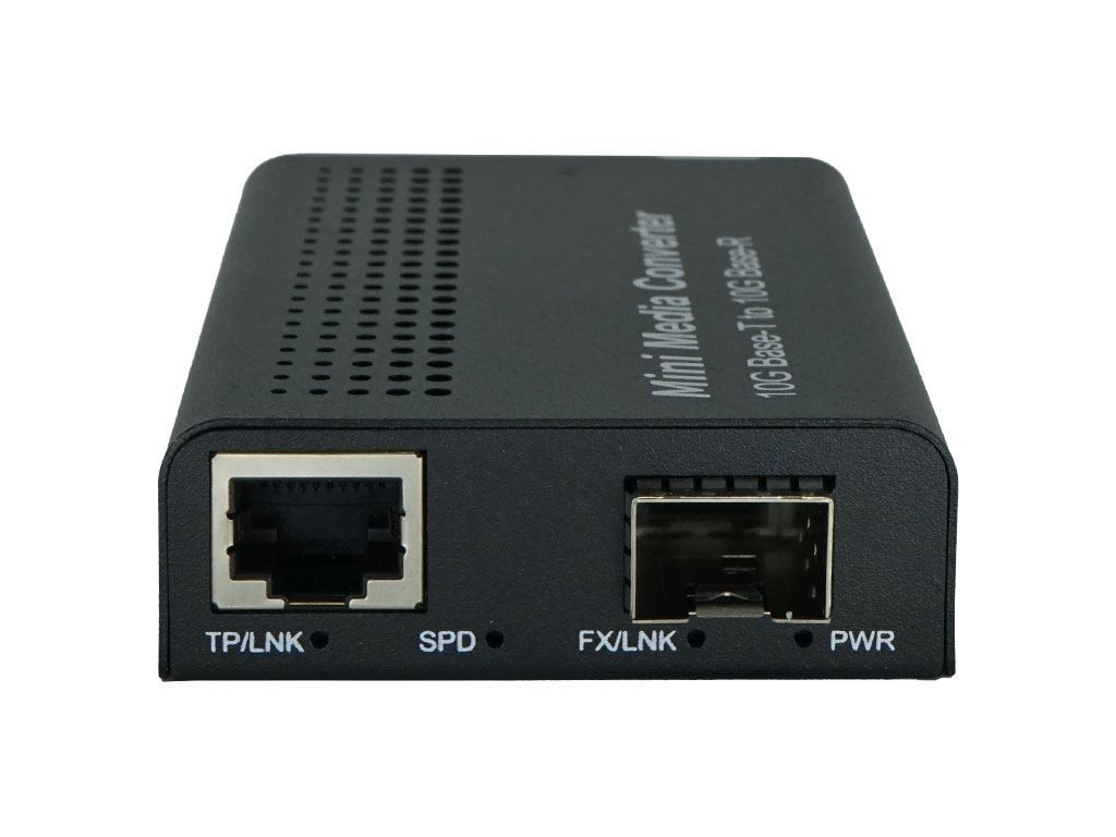 LWL Mini Media Converter 10GBase-T RJ45 auf 10GBase-R für SFP+
