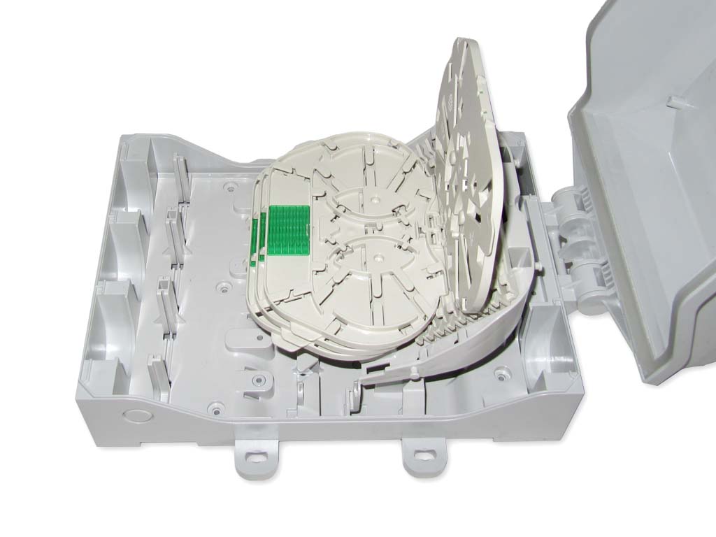 LWL FTTH Glasfaser Hausverteiler IP65 bis 48 Fasern
