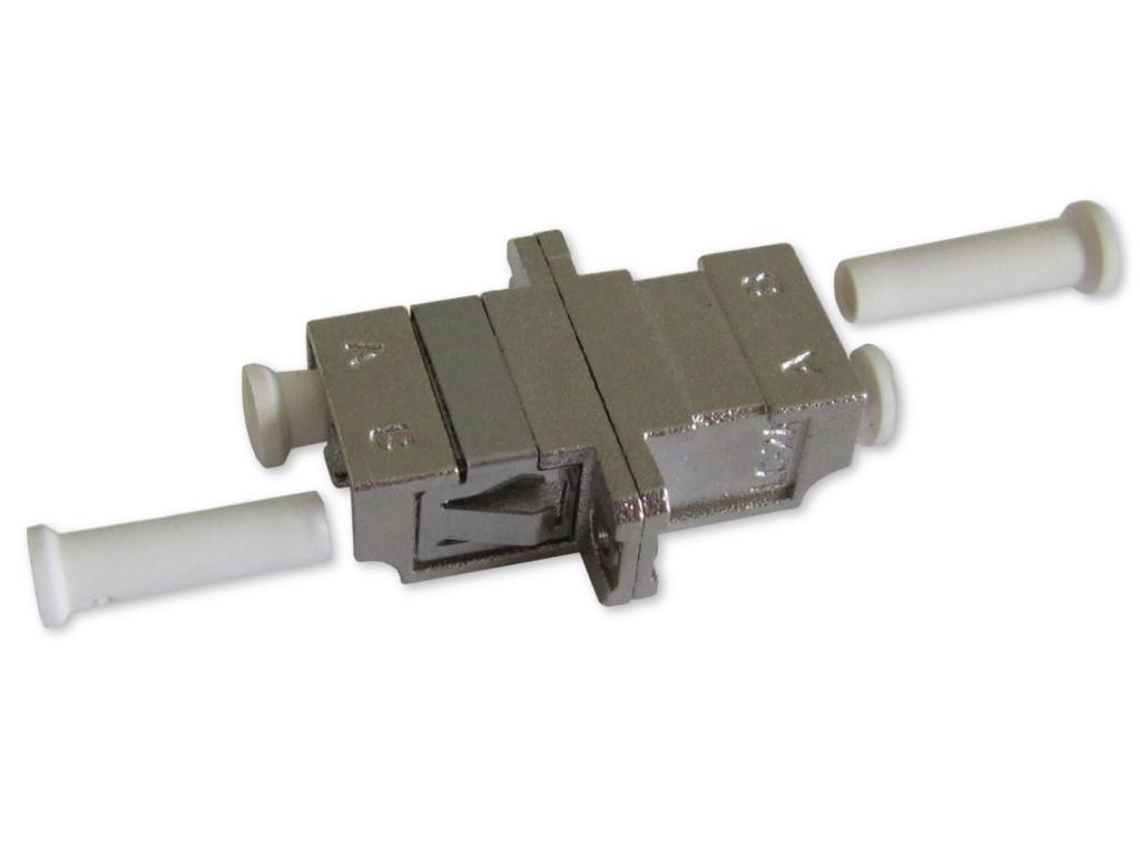 FAD-LAD-M-LC-APC-duplex-Kupplung-Metallgeh-use-Kopie LC/APC duplex Kupplung multimode/singlemode Metallgehäuse