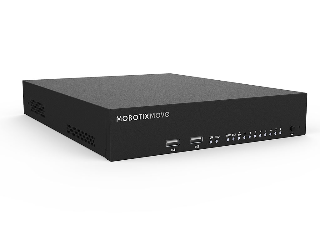 MOBOTIX MOVE NVR Netzwerk-Videorekorder 8 Kanäle (4GB-Modell)