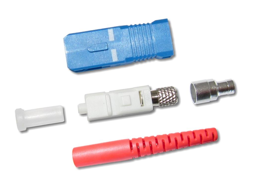 SC-Stecker singlemode 3mm rot