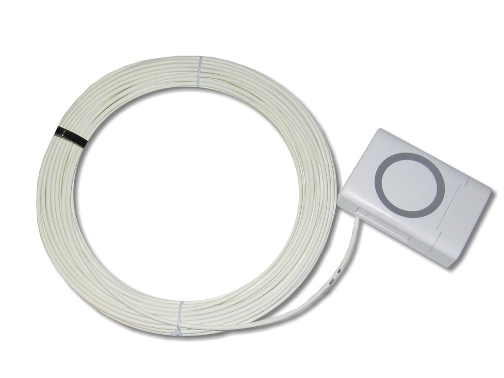 FTTH Dose 1x LC APC duplex bestückt mit FTTH lwl Dropkabel