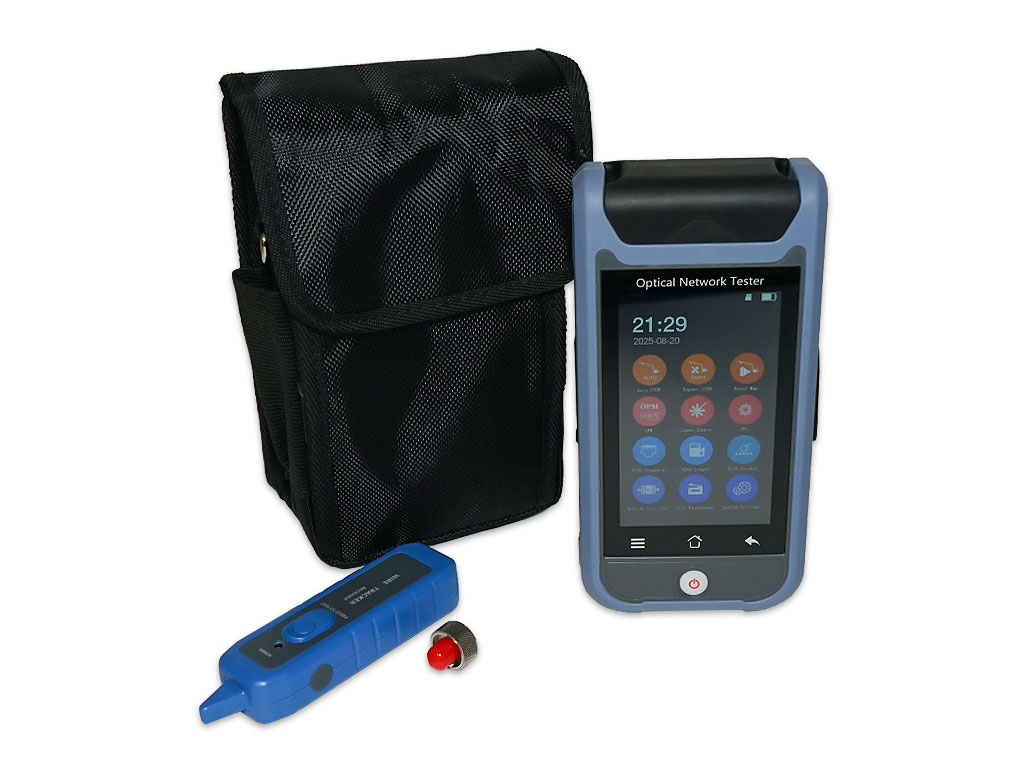 Optical Fiber Tester mit OTDR singlemode 1310 1550nm PowerMeter Lightsource