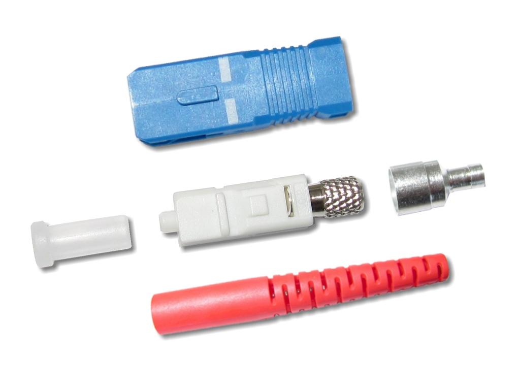 SC-Stecker singlemode 2mm rot