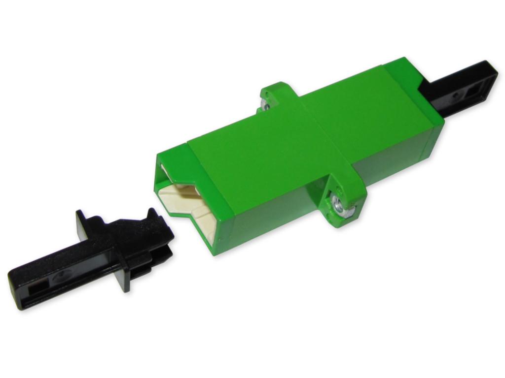 FAD-EA-H LSH/APC (E-2000® HRL) simplex LWL Kupplung singlemode (Fabr. Huber & Suhner)