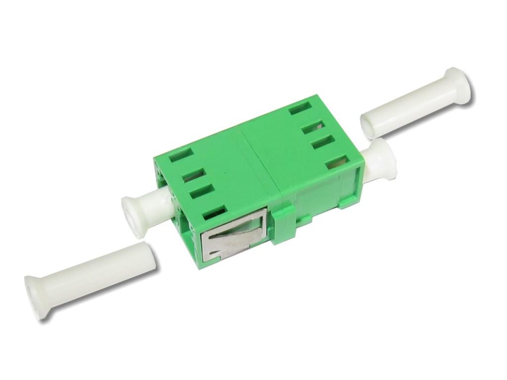 FAD-LAD-NF-LC-APC-duplex-Kupplung-ohne-Flansch LC/APC duplex LWL Glasfaser-Kupplung singlemode ohne Flansch