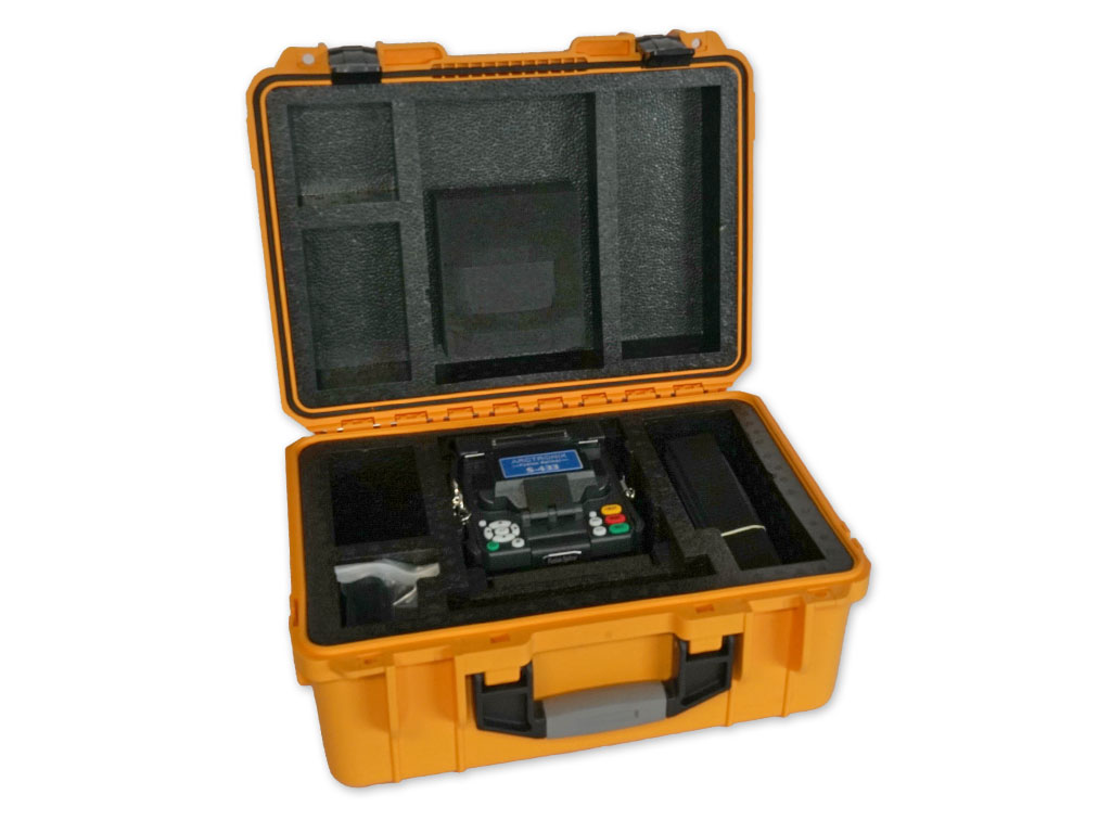 FFS-AX-S433 kompaktes LWL Glasfaser Spleissgeraet FTTH neuer Koffer