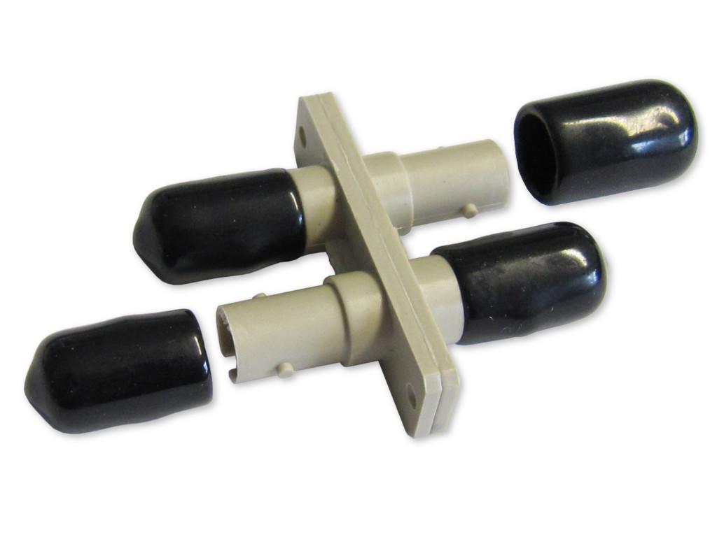 fad-std ST-ST duplex LWL Kupplung multimode beige