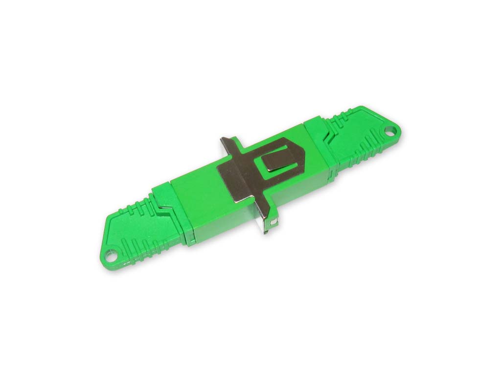 E2000 LSH Montageclip an Kupplung montiert