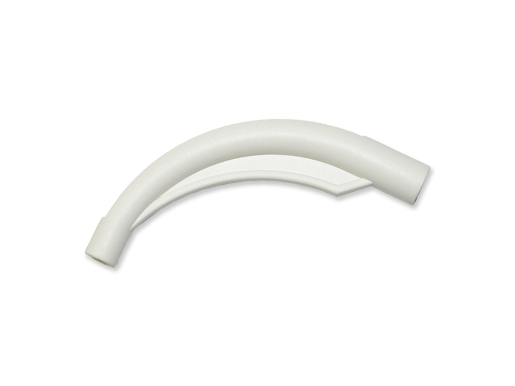 LC simplex 90 Grad Knickschutz 2mm, weiß